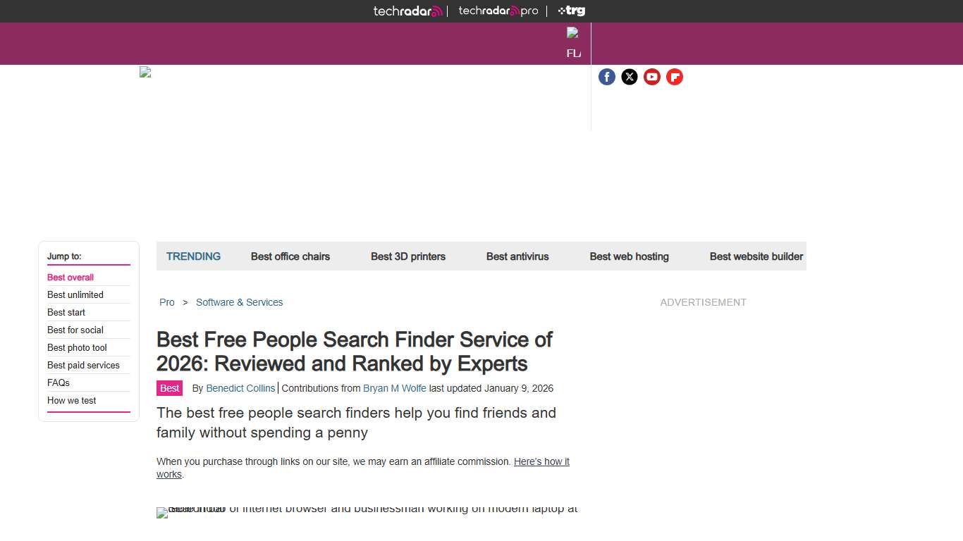 Best free people search finder service of 2026: reviewed and ranked by experts | TechRadar